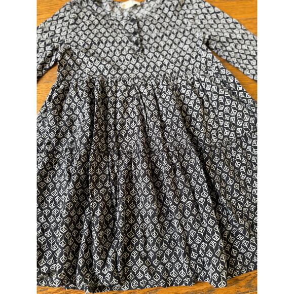 Tucker + Tate Girls' Black Print Dress Size 5 - Picture 2 of 4